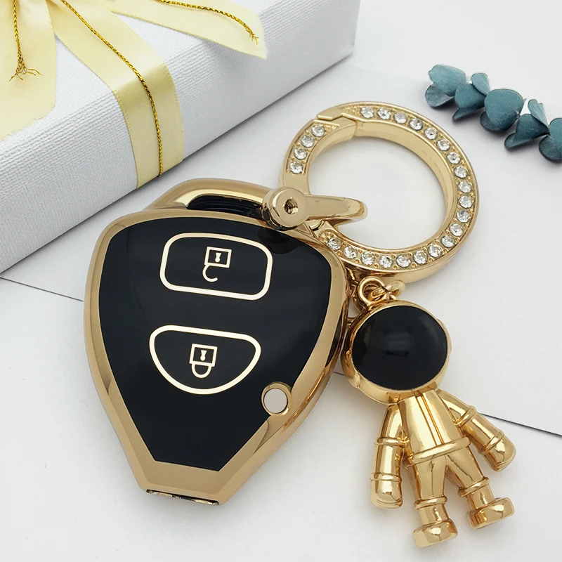 SOFT TPU KEY CASE COVER for  TOYOTA Car Key  for Corolla Camry Reiz RAV4 Crown Avalon Venza Matrix  Wholesale