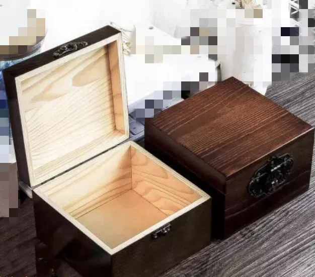 Продажа по оптовым ценам; Принт на сосновая деревянная шкатулка коробка деревянная Подарочная коробка с замками