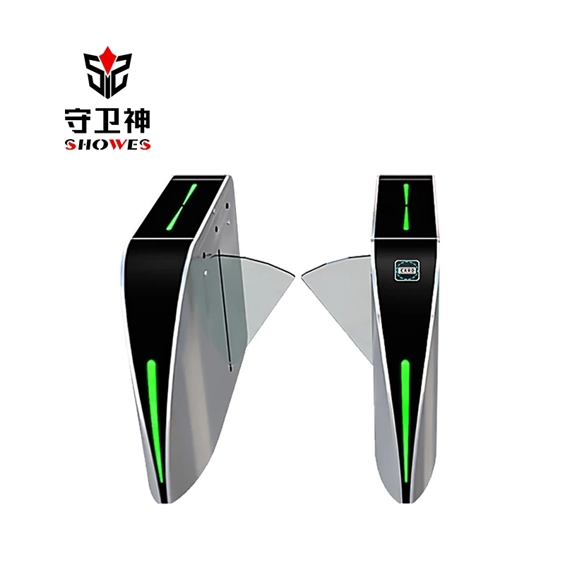 Qr Code Access Control System Portable Metro Turnstile Gate Flap Barrier Turnstile for Gym