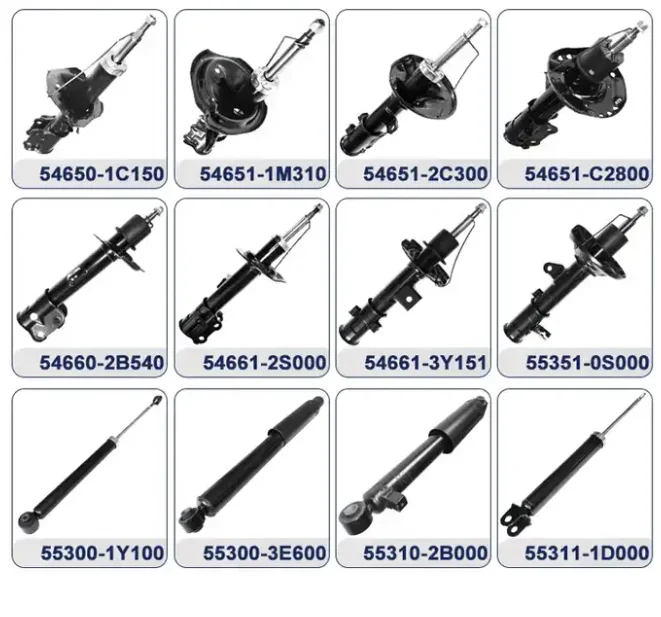 Front and Rear Strut Shock Absorbers for Ford Ka Galaxy Mustang Fiesta Explorer Focus