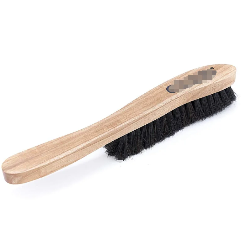 Hat Brush Horsehair Bristles, Solid Wood - Safe and Durable Hat Care Brush