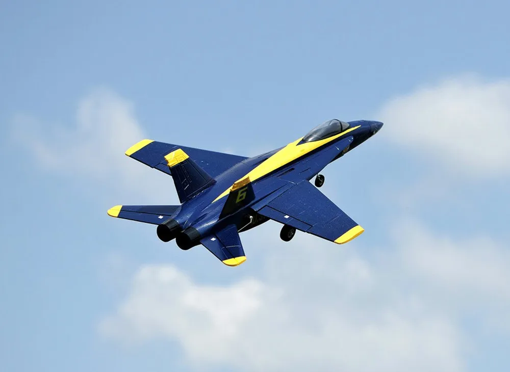 TOP Falcon Trainer RC Plane HOBBY 64MM EDF F18 BLUE ANGEL Rc F-16 64mm or 70mm  Edf Jet From  Rc Airplanes Factory