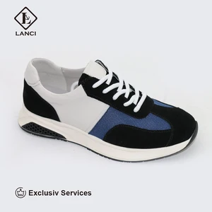 LANCI the Leather Sneaker Factory for Handmade Custom Shoes Mens Leather Sneakers Shoes Running Shoes Men High Quality