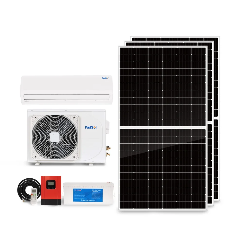 18000Btu Solar Inverter Energy Home System Wall Split Off Grid Panel DC Powered Solar Air Conditioner