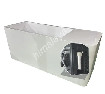 2024 New Design All in one Acrylic cold plunge with chiller freestanding Ice bath tub