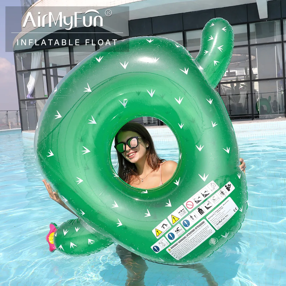 Custom Full Printing Pool Float PVC Advertising Inflatable Swimming Pool Ring Circle for Swimming Water Toy Swim Ring for Adults
