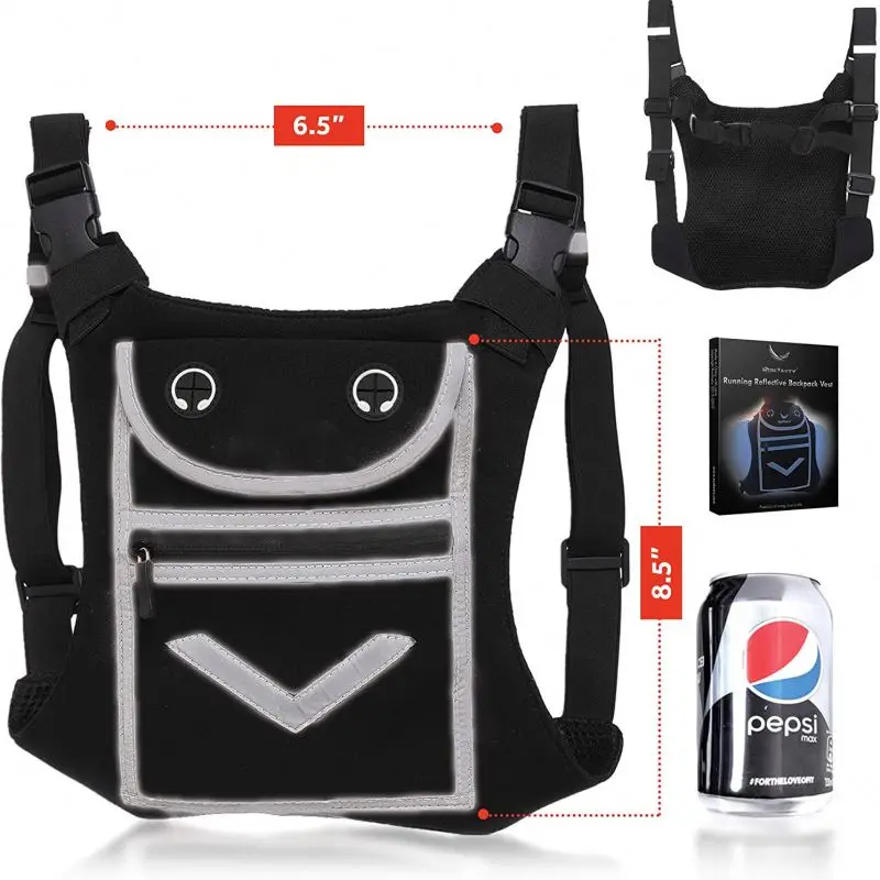 reflective mini backpack