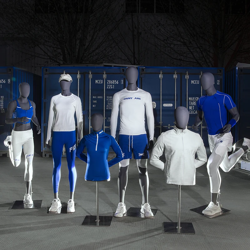 Ni3d Muscular Sports Mannequin Sportswear Display Athletic Pla 3d