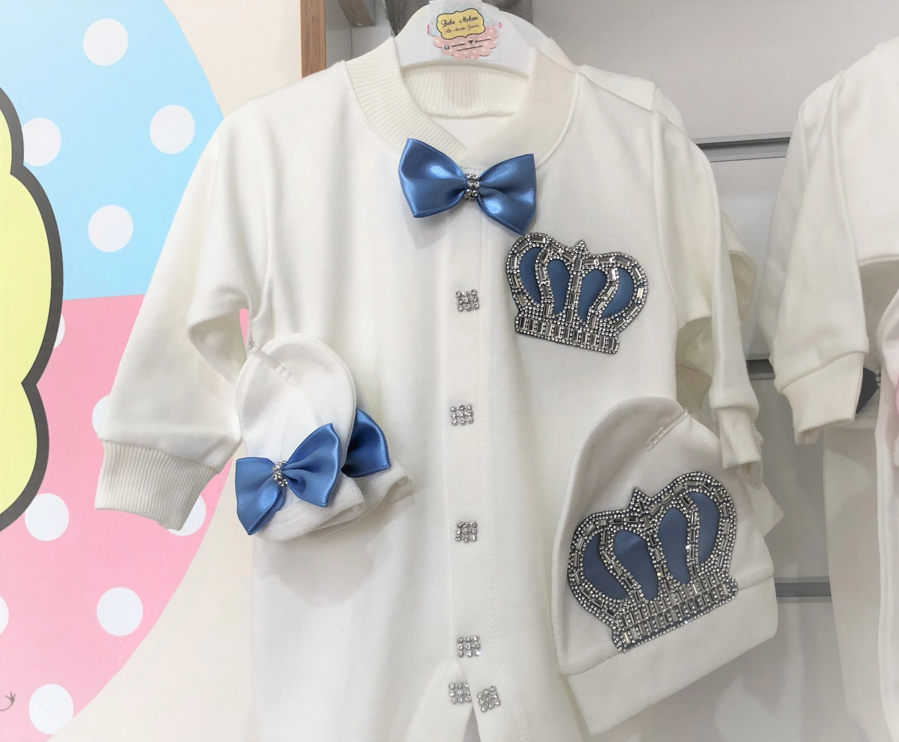 Conjunto de piezas de tela de algodón para recién nacido, ropa