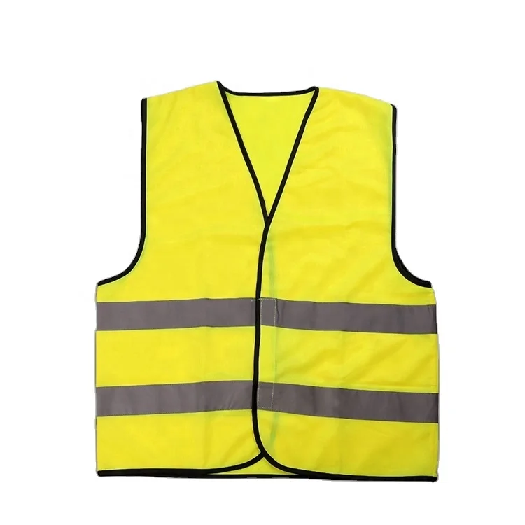 Yellow Hi Vis High Viz Visibility Vest Waistcoat Jacket Adult Childs 4 Pack Safe 