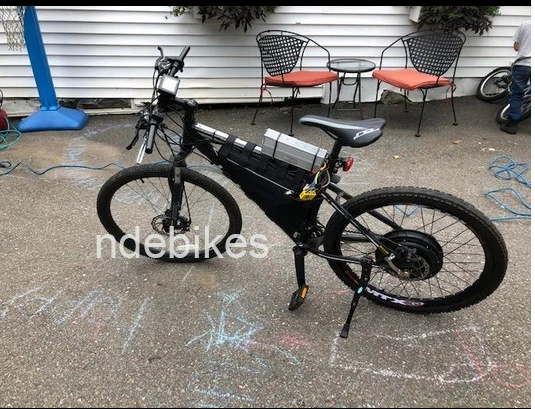 90km/h High Speed 26-29inch 72v 3000w Electric Hub Motor Conversion Kits  135mm Dropout for Electric Bike Kit