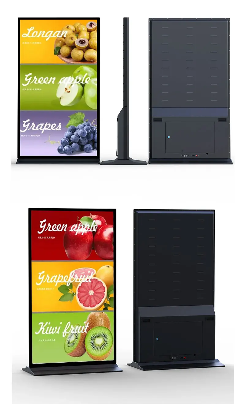 Floor Standing Digital Signage and Display Full LCD Screen Totem Kiosks Indoor Advertising Playing Equipment manufacture