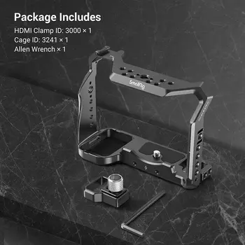 Smallrig Cage for Sony Alpha A6600/Ilce 6600 Mirrorless Camera with Cold Shoe Mounts -CCS2493 detail image