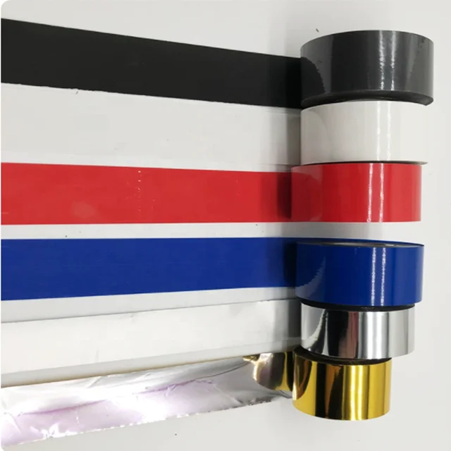 DIKAI SCF900 30mm*100m Gold Heat Transfer Ribbon PET Material Color Coding Machine China Made 4