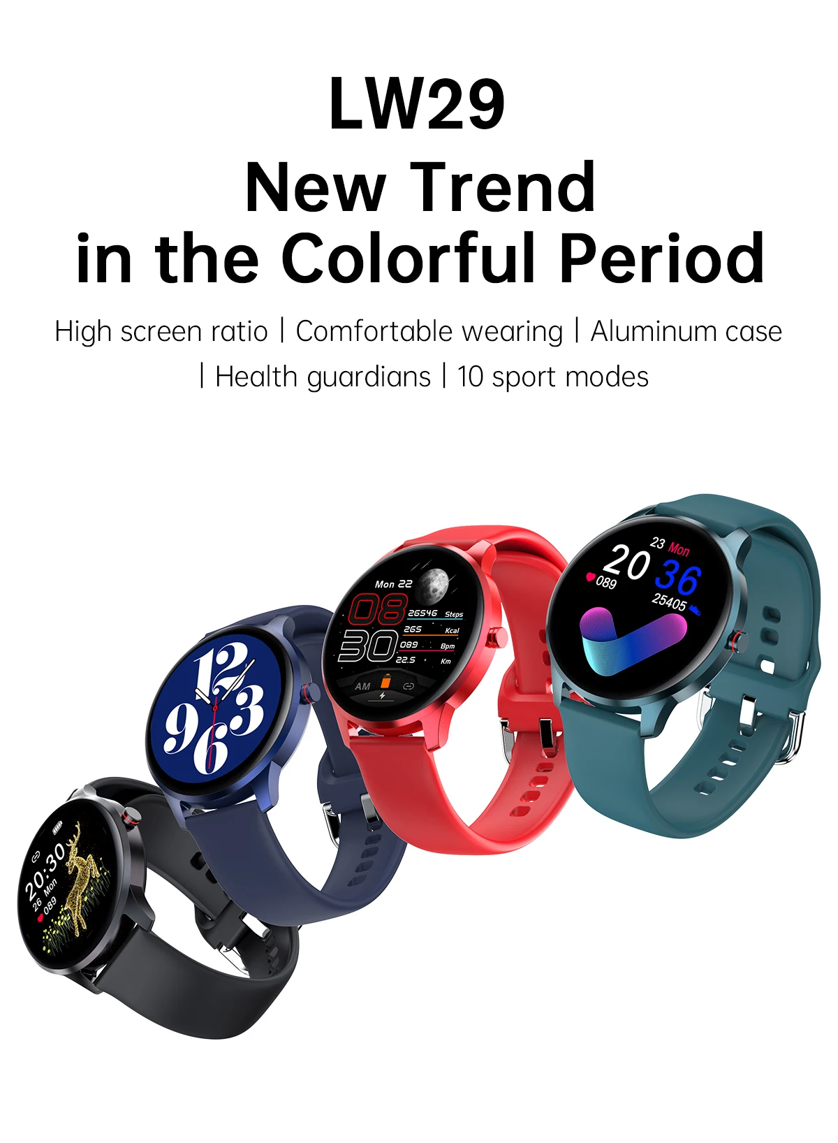 Самые популярные мусульманские Смарт-часы ip68 2020 ignite hwawei из алюминиевого сплава reloj inteligente