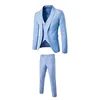 Light blue suit vest and trousers