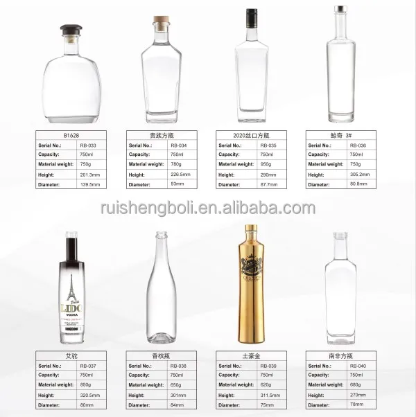 Modern Design Dark Liquor Glass Bottles Square 200ml 500ml 750ml 1l Buy Glass Liquor Bottle