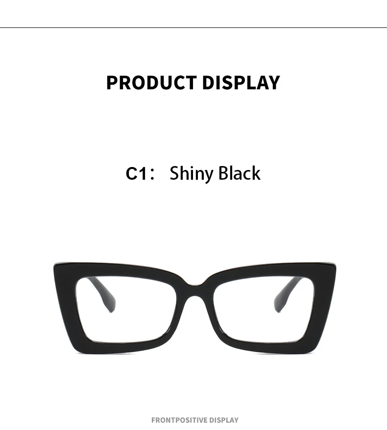 Fashion Eyeglass Rectangle Computer Glasses Women Anti Blue Retro