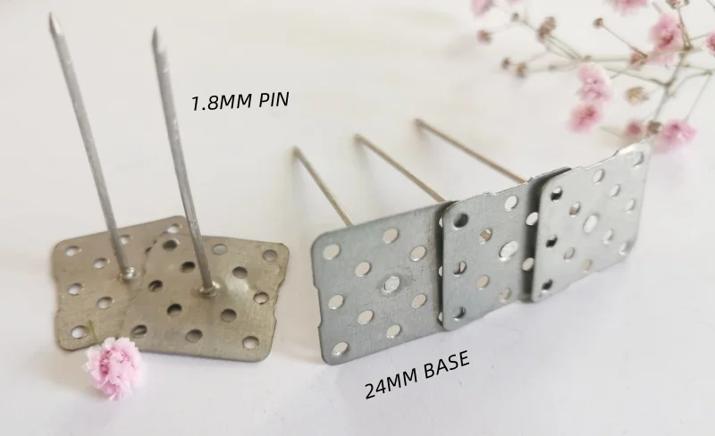 Perforated Base Insulation Pin Impaling Clips For Acoustic Wall Panels ...