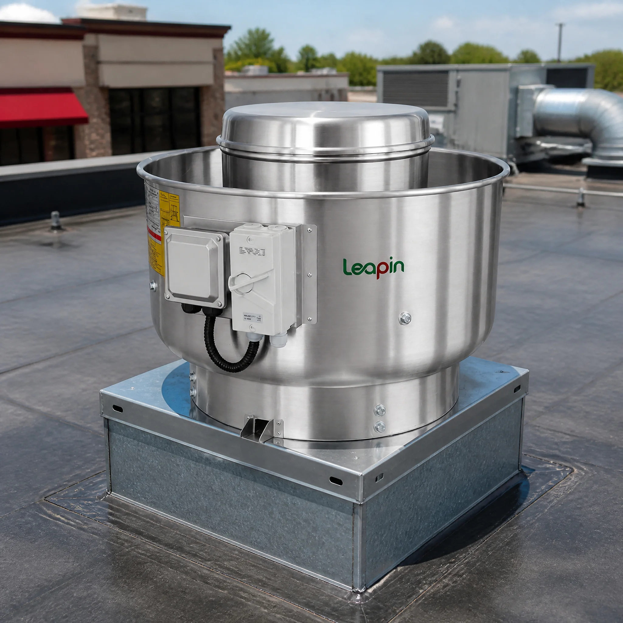 Centrifugal Upblast Exhaust Fan, 2.2kW, 220V, 60Hz - detail 2