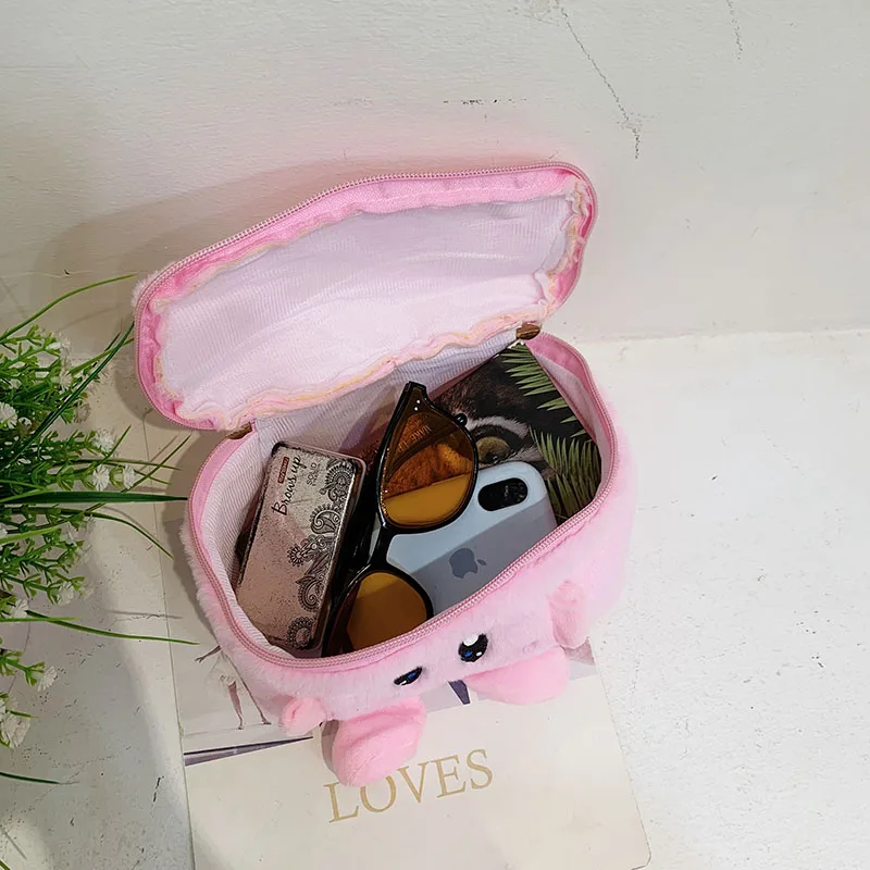 Candy Cute Makeup Bags Large Capacity Cute Animal Style Short