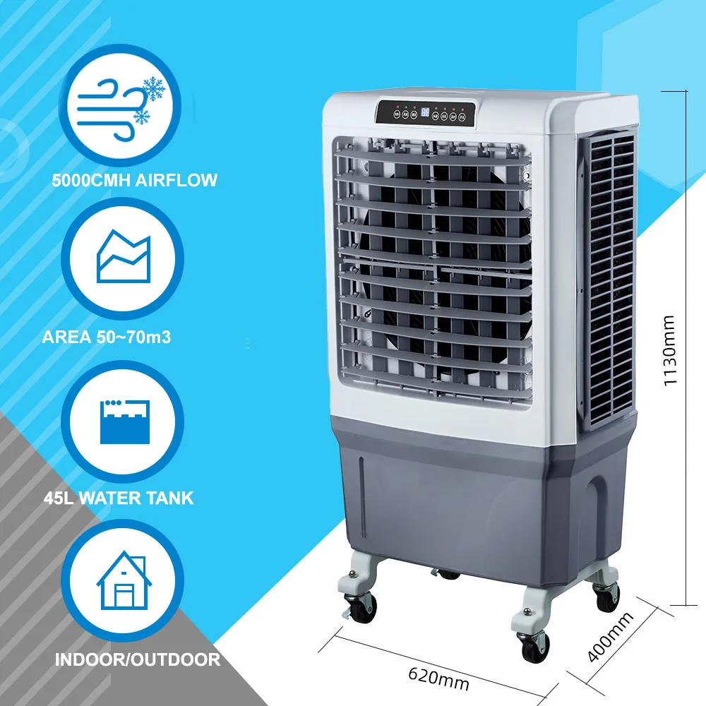 Multi Function Mobile Industrial Spot Coolers Large Portable Air Conditioner Evaporative Evaporator Outdoors Air Cooler Fan CB