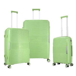 New Design Fashion Portable PP Luggage 3 Pcs Suitcase Set for Travel