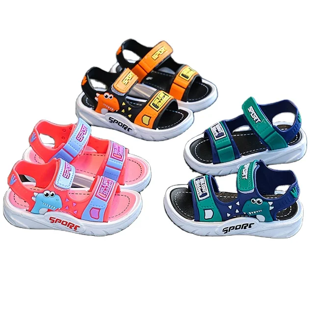 Good Quality New Design PVC School Shoes Wholesale Casual Summer Sandals  Students Boys Girls Kids Slippers