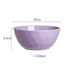 8-inch bowl - Purple