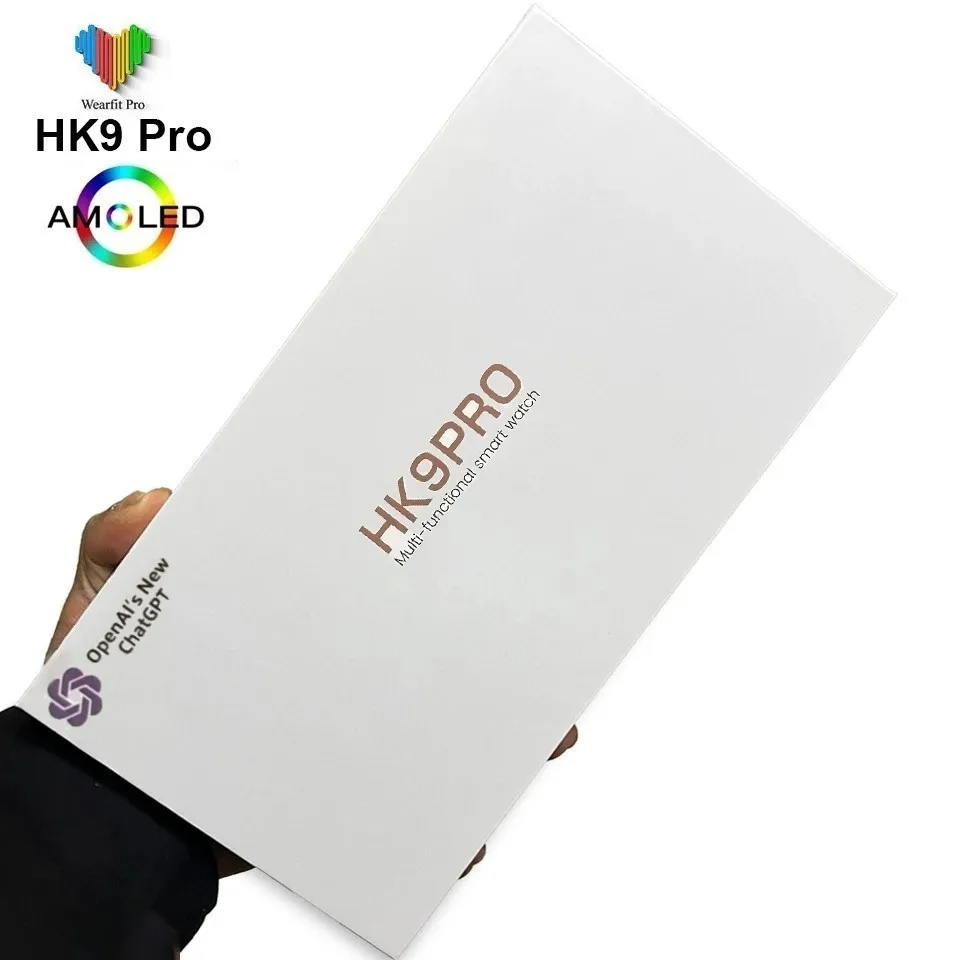 Smart Watch Hk9 Pro Amoled Serie 8 Negro