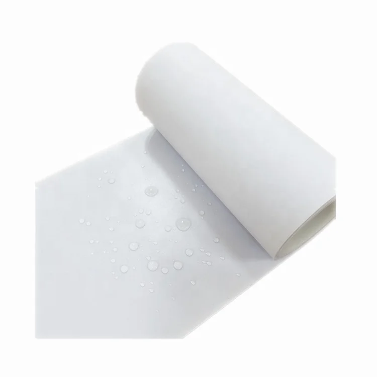 Customized 80gsm White Kraft Paper Roll Waterproof Silicone Release PE Coating Single Sided Grease Proof for Stickers