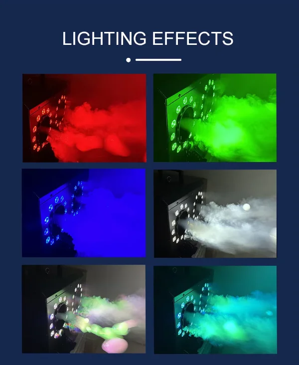 New Arrivals 900W Fog Bubble Machine RGBW 4in2 Smoking Bubble Machine Haze Machine