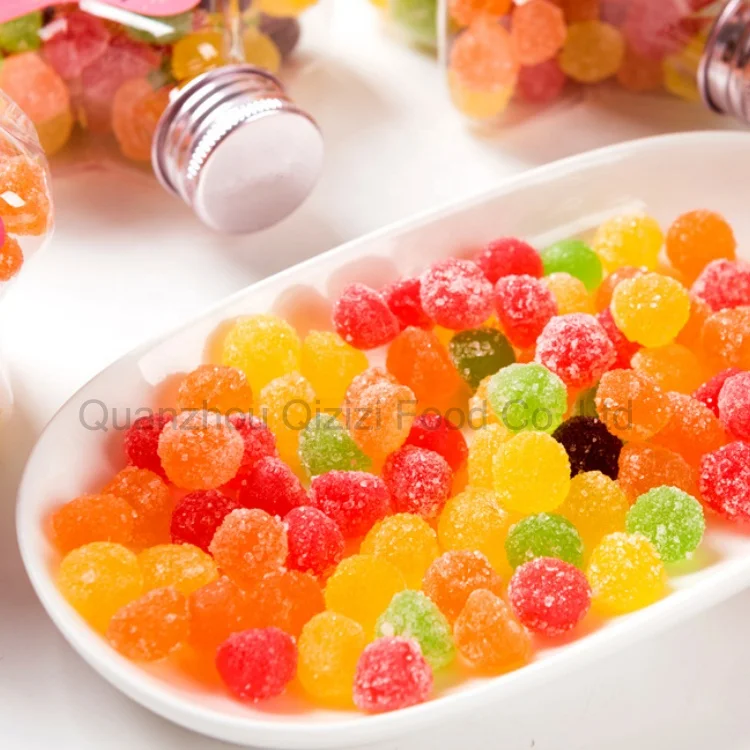 oem sour patch five star bottle gummy candy for children snack