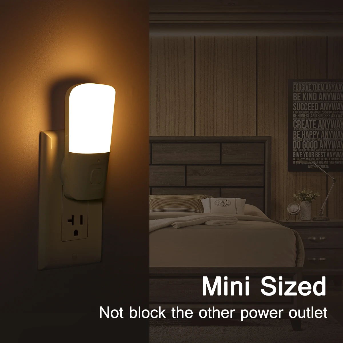 3000k Rgb Color Changing Mode 0.5w Energy Saving Led Night Light With