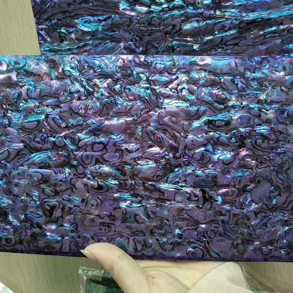 Hot Selling Dyed Colored Abalone Shell Laminate Veneer for Wall Paper Furniture Inlay Guitar Accessories
