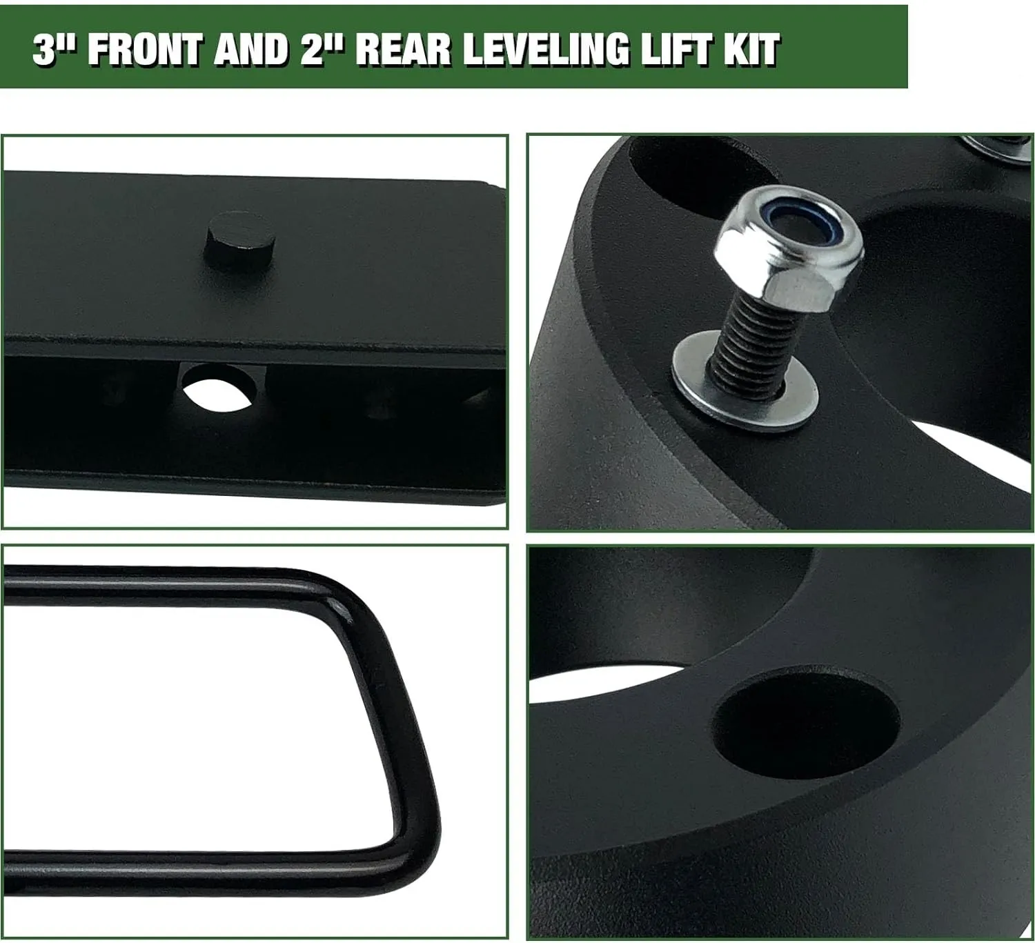 2-inch Front & 1.5-inch Rear Leveling Lift Kit for 2022 Ram 1500 | A 2-inch Front & 1.5-inch Rear Leveling Lift Kit for 2022 Ram 1500 | A