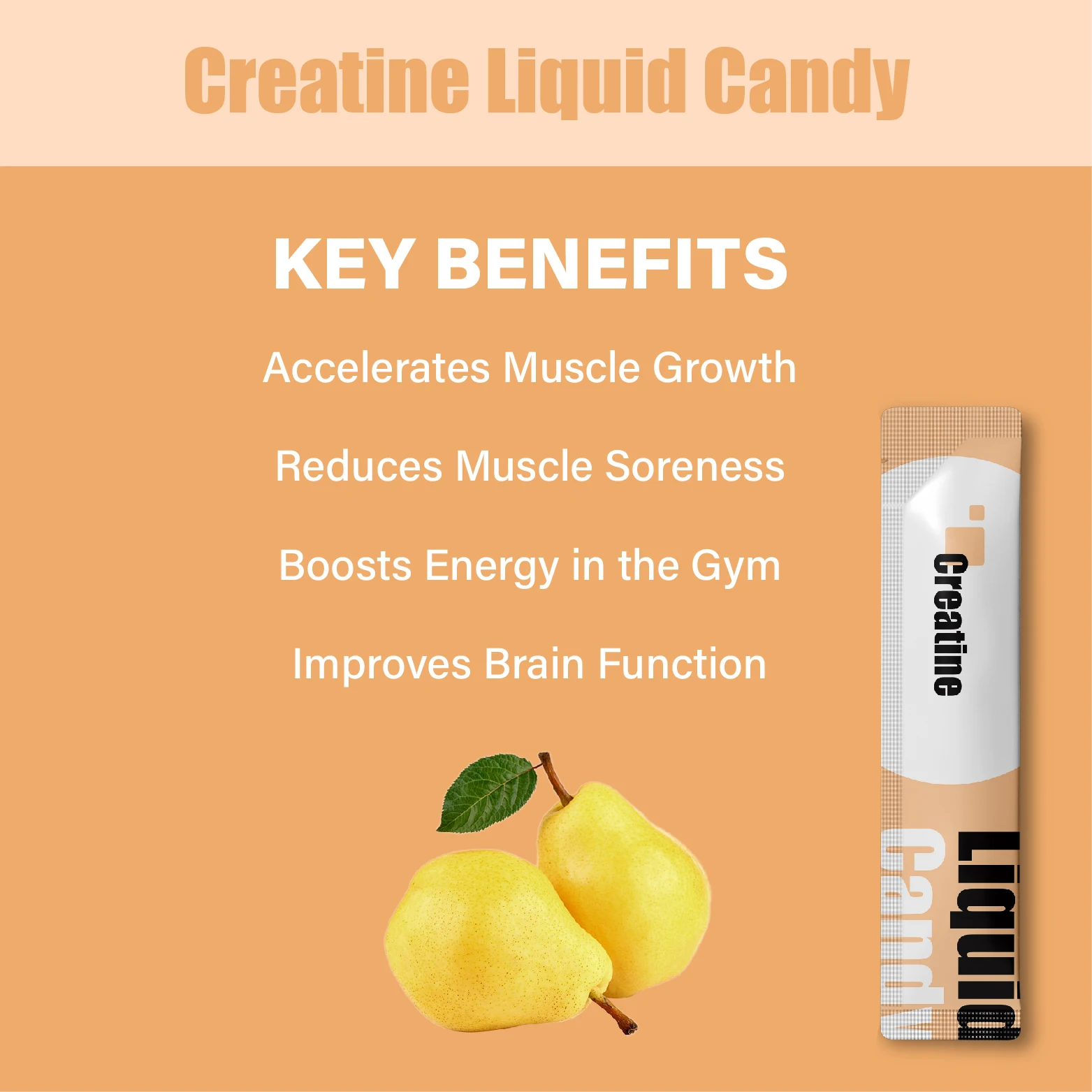 Private Label Creatine Gummies Muscle Pre-Workout Liquid Gel Low ...