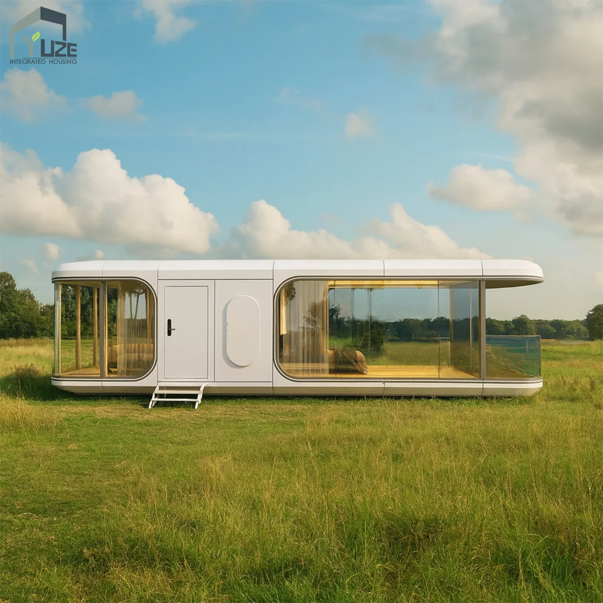 Luxury Futurstic Camping House Prefabricated Outdoor Eco Space Capsule Hotel House for Winter