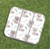 Minimalist seamless cartoon beaver repeating pattern