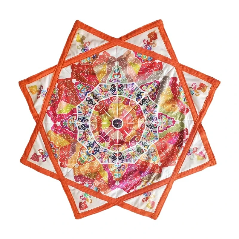Original Design Flow Star 18-26"double-side Print Spin Dapo Star Handkerchief Flyper Trippy for Fun