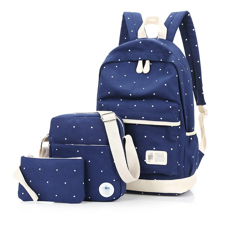 student canvas backpack