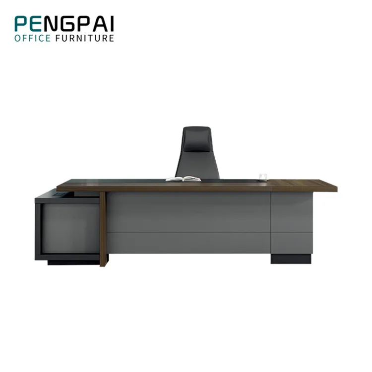 Pengpai офисная мебель из меламинового материала, Рабочий стол для офиса из дерева