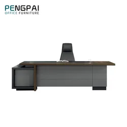 Pengpai офисная мебель из меламинового материала, Рабочий стол для офиса из дерева
