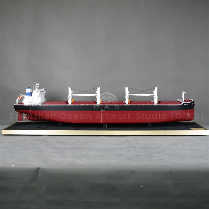 Exquisite bulk cargo ship model, custom-crafted for Cochin Shipyard and ship museums. Meticulously handcrafted with premium materials, our crafts ship models feature precise details and authentic designs. We offer professional customization services, faithfully replicating every structure to create high-end display and collection pieces. Ideal for exhibitions, corporate gifts, and maritime heritage preservation, blending artistry with nautical precision.Amber@vesselmodel.com Tel: +86 18038048785