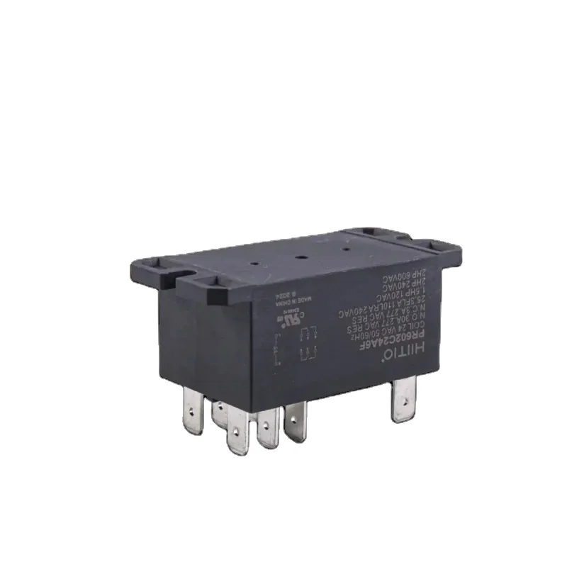 HIITIO PR60 Series UL Certified Industrial DPDT AC DC Signal Relay 8 Pin DPST-NO 40A Miniature PCB Coil Power Relay