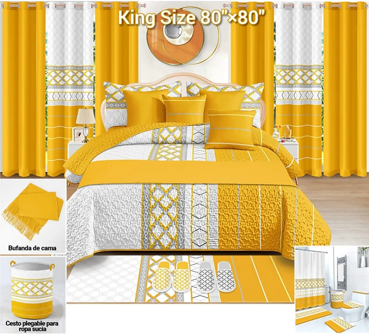 Good Quality Bedding Sets With Matching Curtains Home Bedsheets Cotton