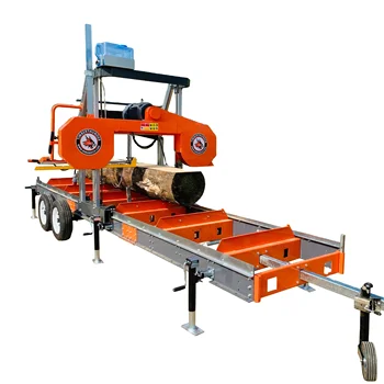 Rima Forestry Machinery Horizontal Portable Sawmill Log Wood Band Saw ...