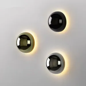 Light Luxury Modern Nordic Corridor Wall Lamp Warm White LED Bedside Lamp for Bedroom & Corridor Decor Eclipse Design