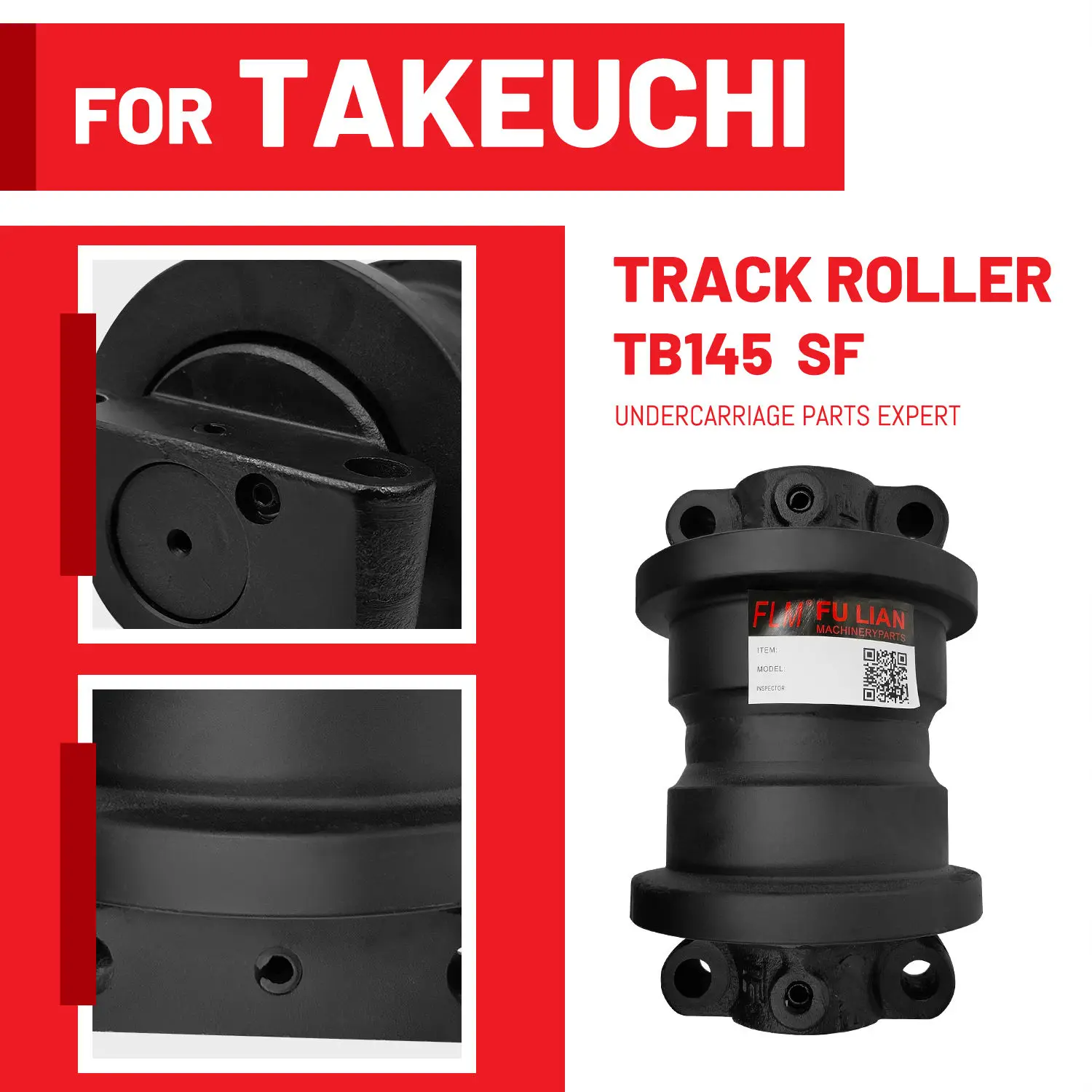 Mini Excavator Undercarriage Parts Track Roller Bottom Roller for Takeuchi TB145