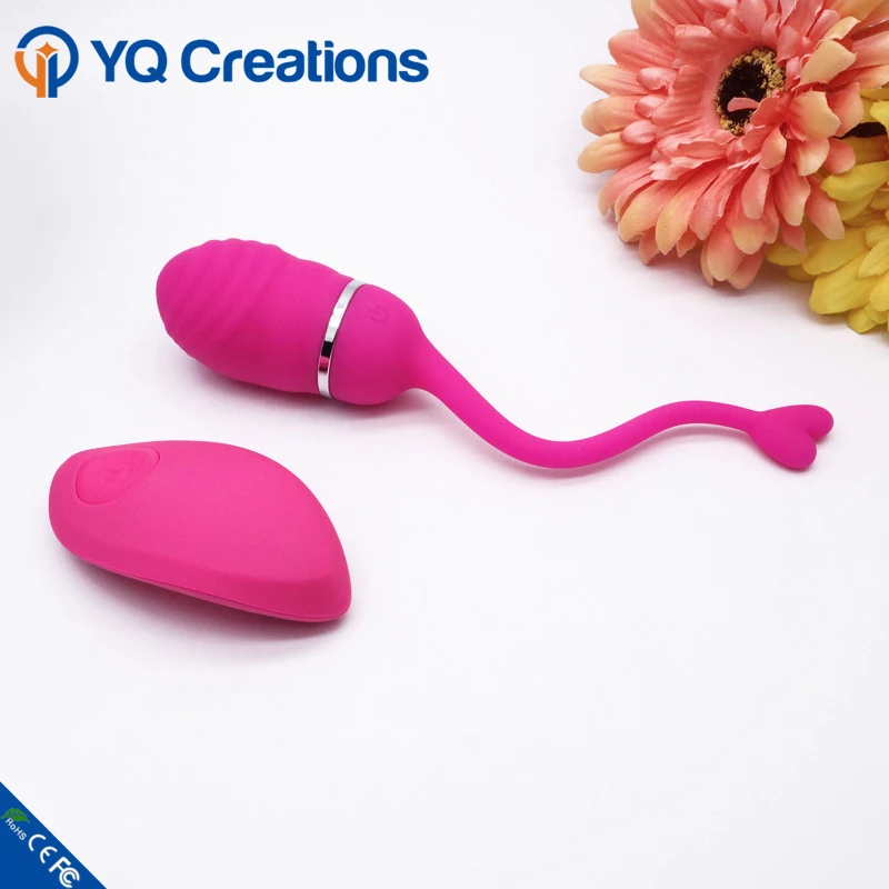 Rechargeable Remote Control Love Ball Vibrating Kegel Ball for Couple